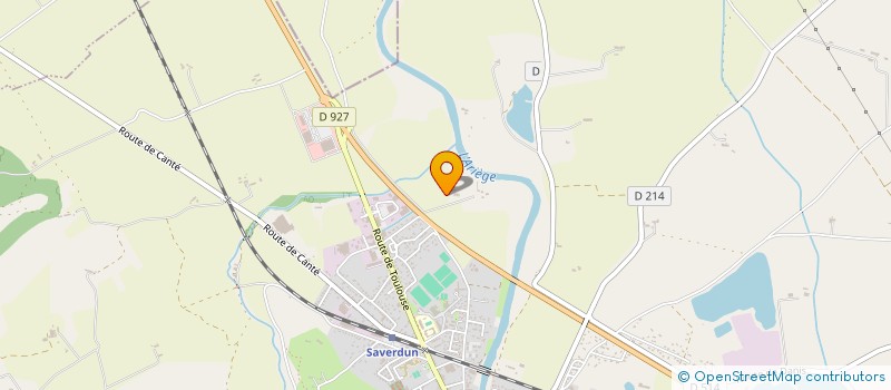 localisation de l'entreprise DE MADRON à SAVERDUN