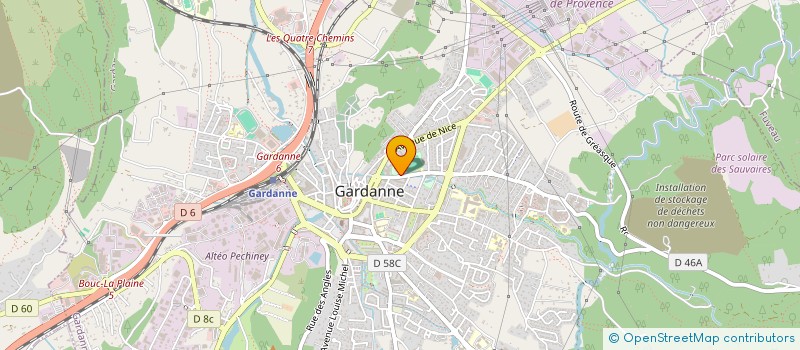 localisation de l'entreprise DE MAIN  GARDANNE