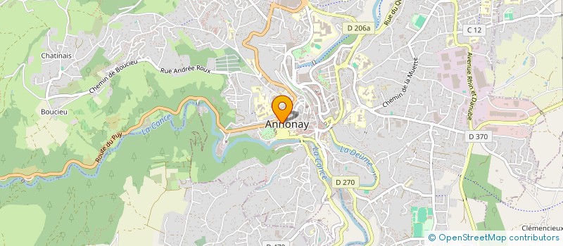 localisation de l'entreprise DE MAIN EN MAINS à ANNONAY