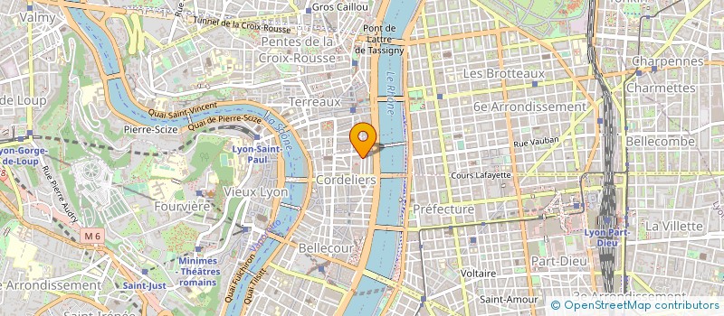 localisation de l'entreprise DE MAINS ET PLUMES  LYON