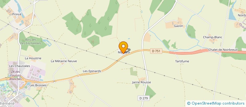 localisation de l'entreprise DE MALHARA à CHAUMES-EN-RETZ