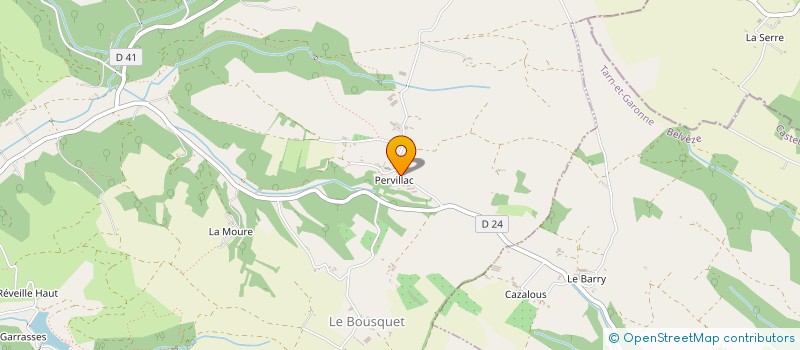 localisation de l'entreprise DE MALMOUS  MONTAIGU-DE-QUERCY