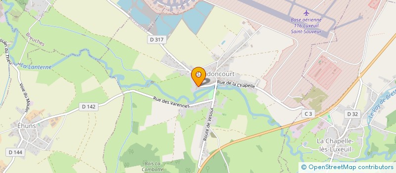 localisation de l'entreprise DE MANNA  BAUDONCOURT