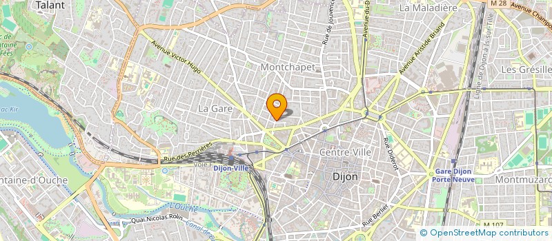 localisation de l'entreprise DE MARGON LACOURT à DIJON