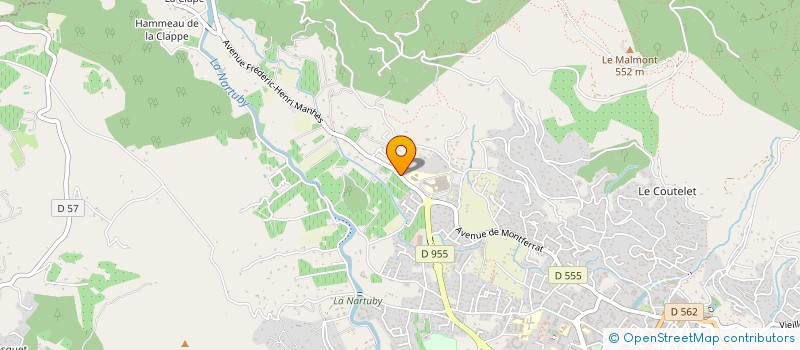 localisation de l'entreprise DE MARIELLE  DRAGUIGNAN