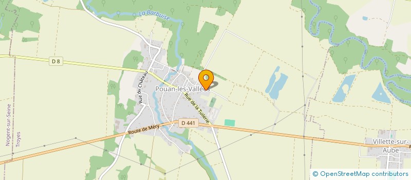 localisation de l'entreprise DE MARISY  POUAN-LES-VALLEES