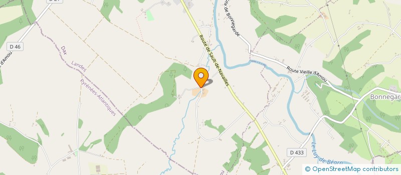 localisation de l'entreprise DE MARLUS  AMOU