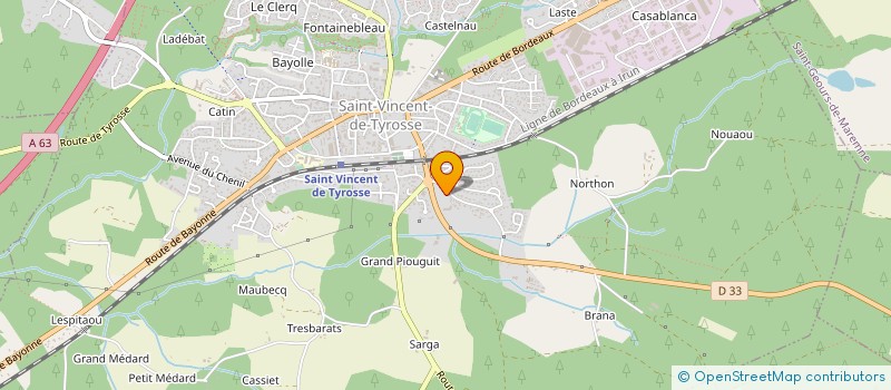 localisation de l'entreprise DE MASSON  SAINT-JEAN-DE-MARSACQ