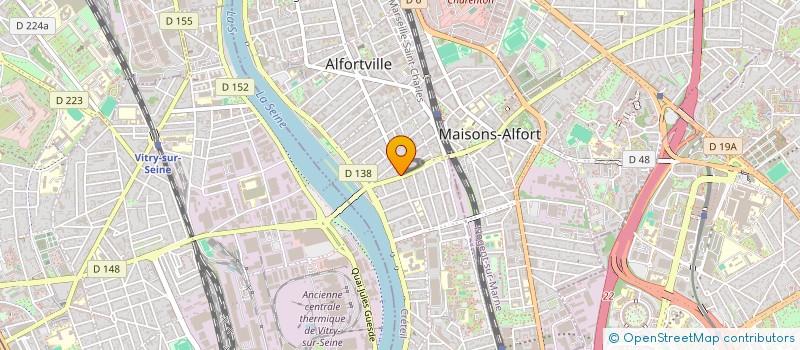 localisation de l'entreprise DE MATHIEU NG à ALFORTVILLE
