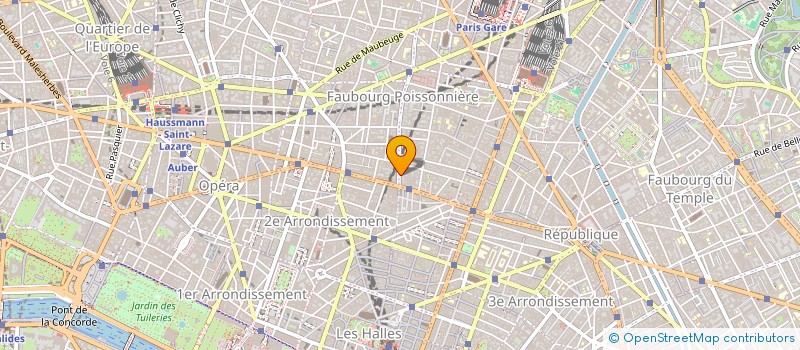 localisation de l'entreprise DE MATOS à PARIS