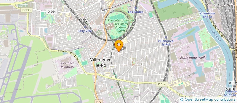 localisation de l'entreprise DE MATOS à VILLENEUVE-LE-ROI