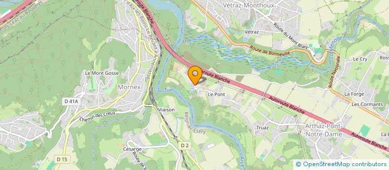 localisation de l'entreprise DE MATTI  ARTHAZ-PONT-NOTRE-DAME