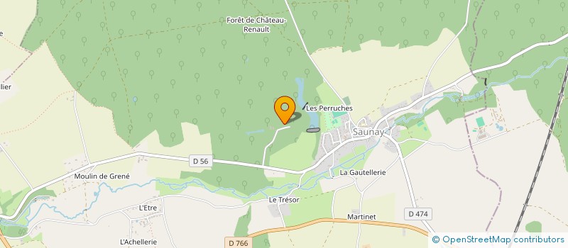 localisation de l'entreprise DE MAUPAS  SAUNAY