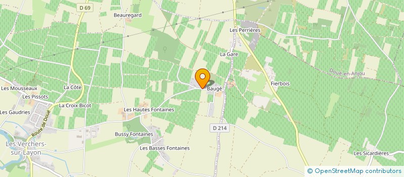 localisation de l'entreprise DE MAUREPART  DOUE-EN-ANJOU