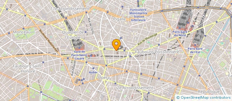 localisation de l'entreprise DE MAUSSION DE FAVIERES  PARIS