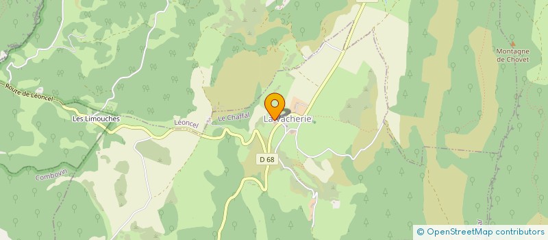 localisation de l'entreprise DE MAYOUSSE  LE CHAFFAL