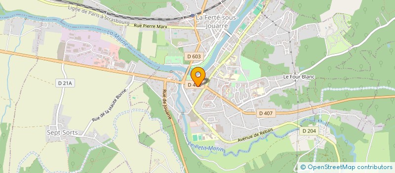 localisation de l'entreprise DE ME DI à LA FERTE-SOUS-JOUARRE