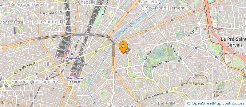 localisation de l'entreprise DE MEAUX  PARIS