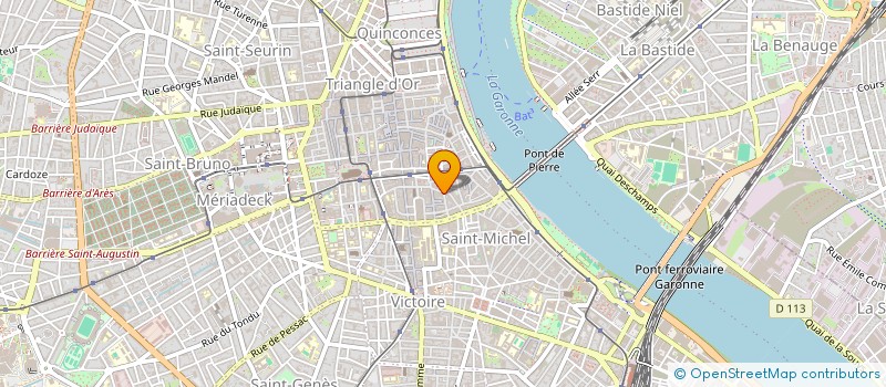 localisation de l'entreprise DE MECHE  BORDEAUX