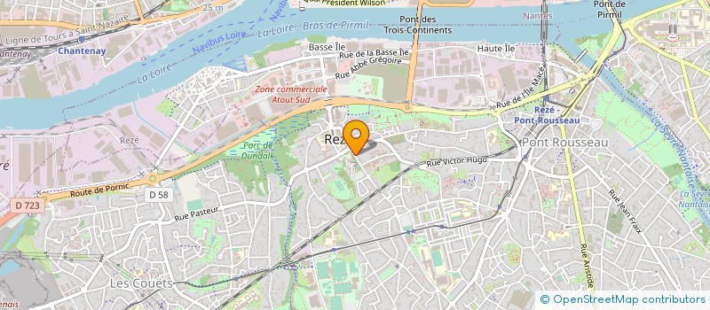 localisation de l'entreprise DE MECHE AVEC VOUS à REZE