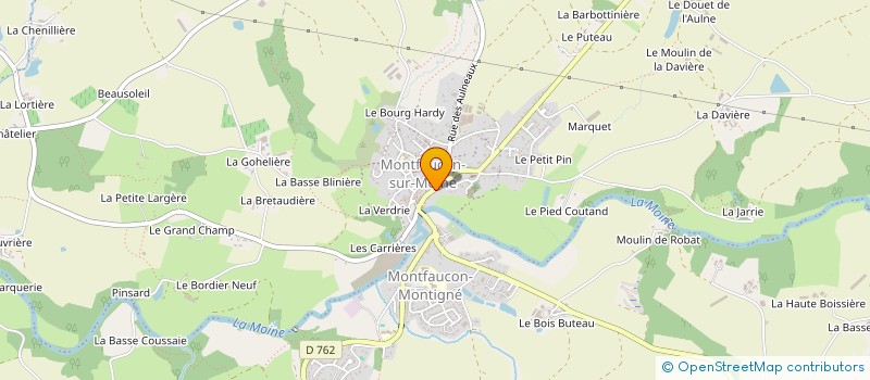 localisation de l'entreprise DE MECHE AVEC VOUS  SEVREMOINE