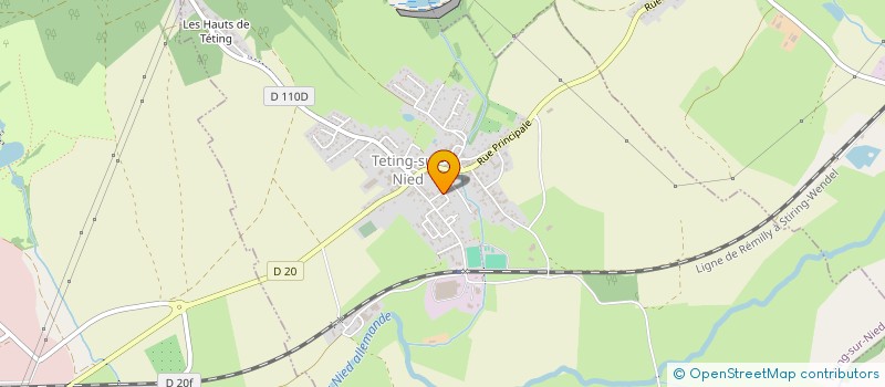 localisation de l'entreprise DE MECHES AVEC NOUS  TETING-SUR-NIED