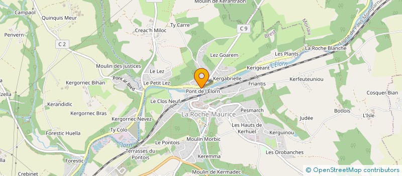 localisation de l'entreprise DE MECHES AVEC VOUS à LA ROCHE-MAURICE