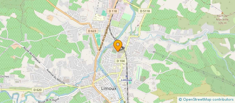 localisation de l'entreprise DE MECHES AVEC VOUS  LIMOUX