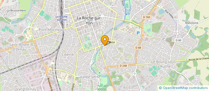 localisation de l'entreprise DE MEMOIRE D'EAU à LA ROCHE-SUR-YON