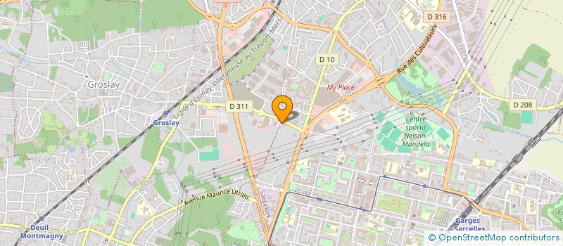 localisation de l'entreprise DE MEMORIS à SARCELLES