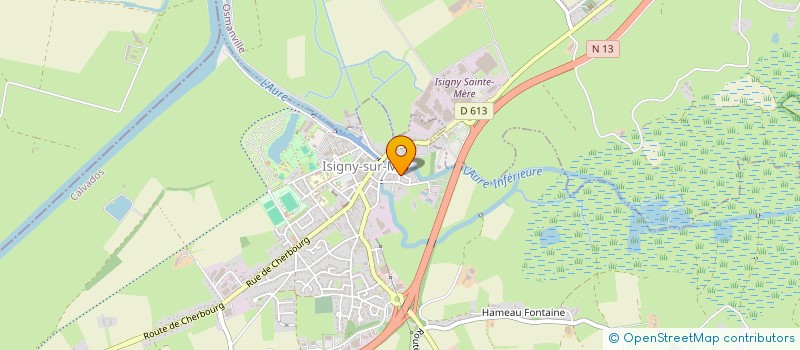 localisation de l'entreprise DE MERCY  ISIGNY-SUR-MER