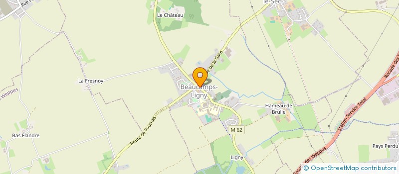 localisation de l'entreprise DE MERE EN FILLE  BEAUCAMPS-LIGNY
