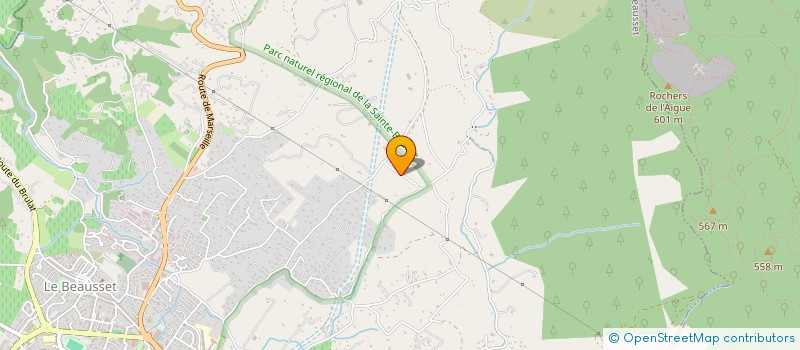 localisation de l'entreprise DE MERE EN FILLE F.I.C.  LE BEAUSSET