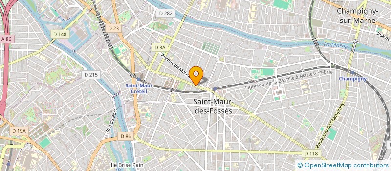 localisation de l'entreprise DE MERE EN FILS MDB à SAINT-MAUR-DES-FOSSES