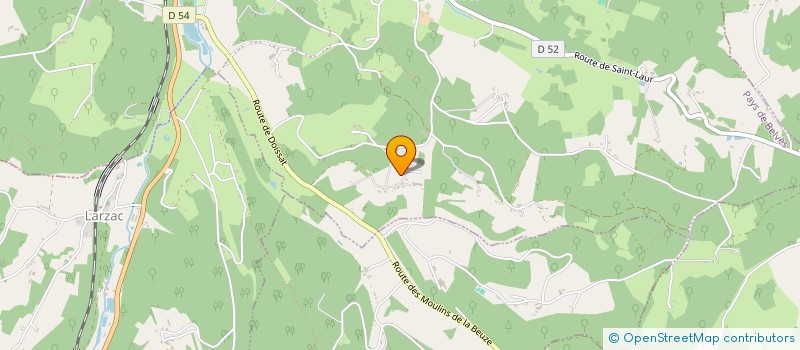 localisation de l'entreprise DE MESPOUL  PAYS DE BELVES