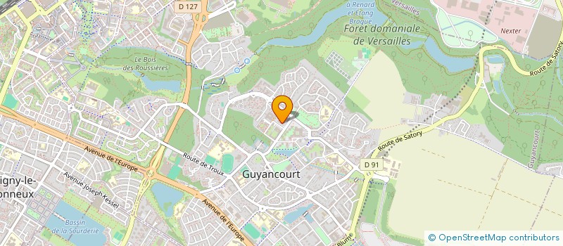 localisation de l'entreprise DE MESQUITA / LESAGE  GUYANCOURT