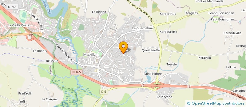 localisation de l'entreprise DE METZ  MUZILLAC