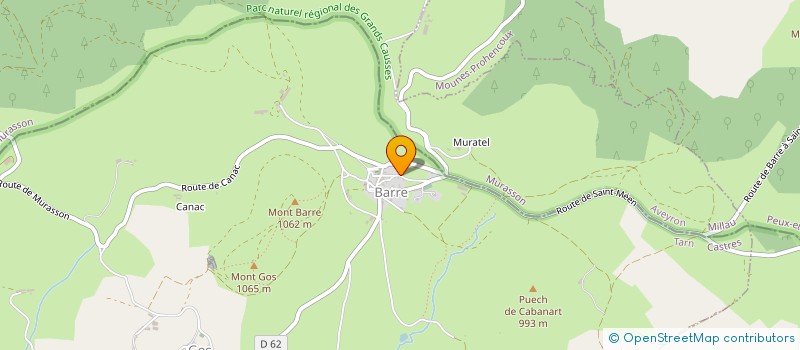 localisation de l'entreprise DE MEZERAC à NAGES