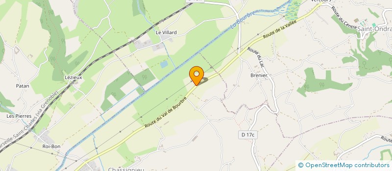 localisation de l'entreprise DE MI-PLAINE  CHASSIGNIEU