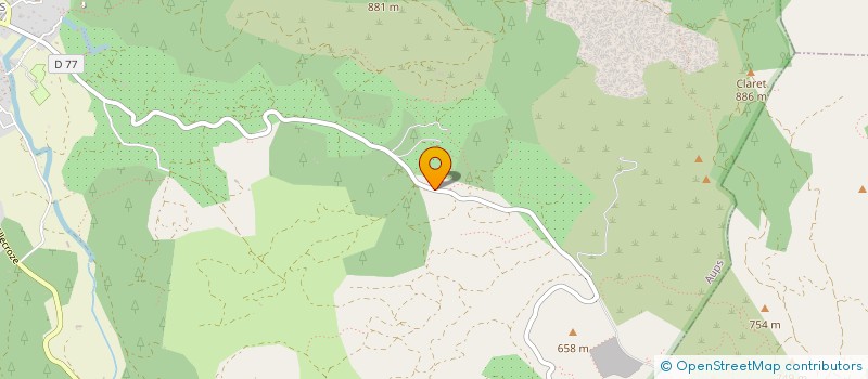 localisation de l'entreprise DE MILAN  AUPS