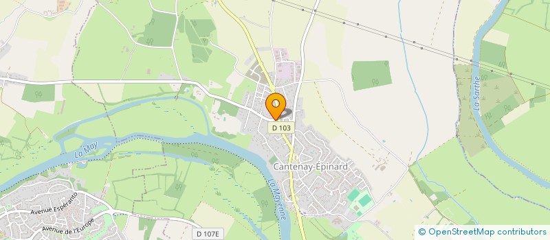 localisation de l'entreprise DE MILLE OF ENGLAND  CANTENAY-EPINARD