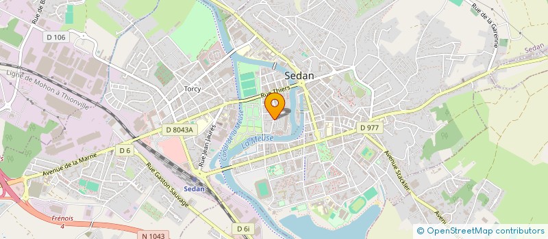 localisation de l'entreprise DE MIRBRITZ  SEDAN