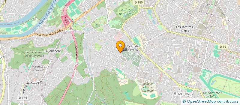 localisation de l'entreprise DE MIRIBEL à RUEIL-MALMAISON