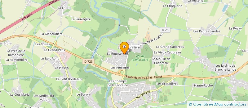 localisation de l'entreprise DE MOGRE  OUDON