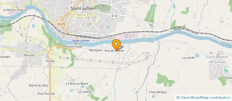 localisation de l'entreprise DE MONDARET à SAINT-JUNIEN