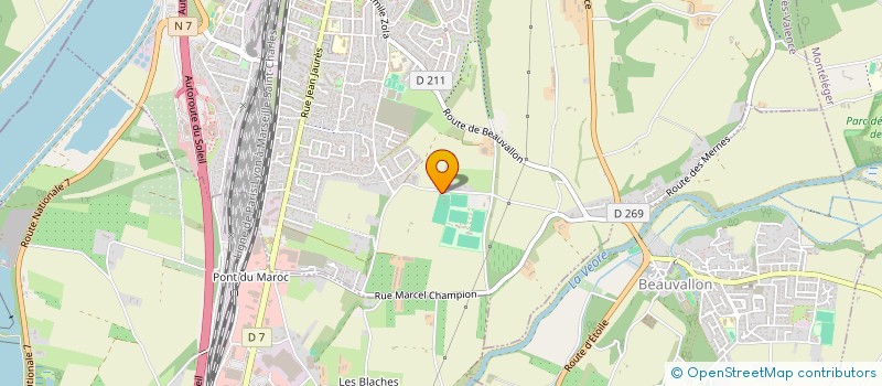 localisation de l'entreprise DE MONERIT à PORTES LES VALENCE