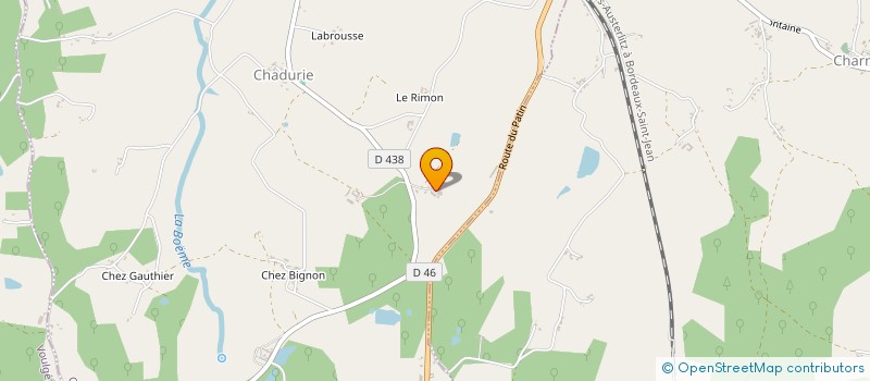 localisation de l'entreprise DE MONTBREAU à CHADURIE
