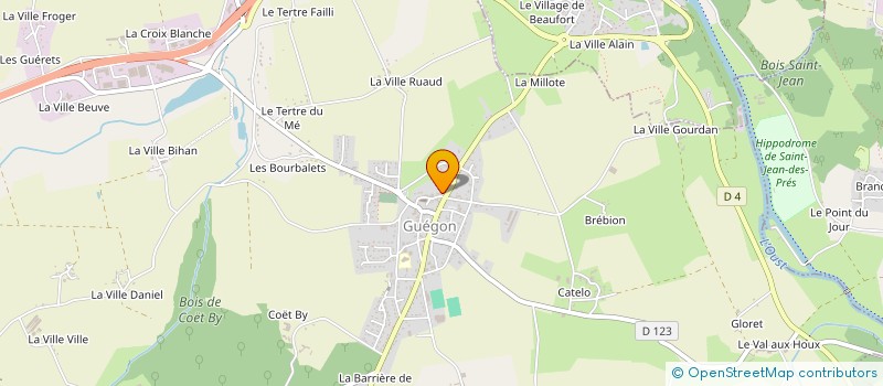 localisation de l'entreprise DE MONTGRENIER à GUEGON