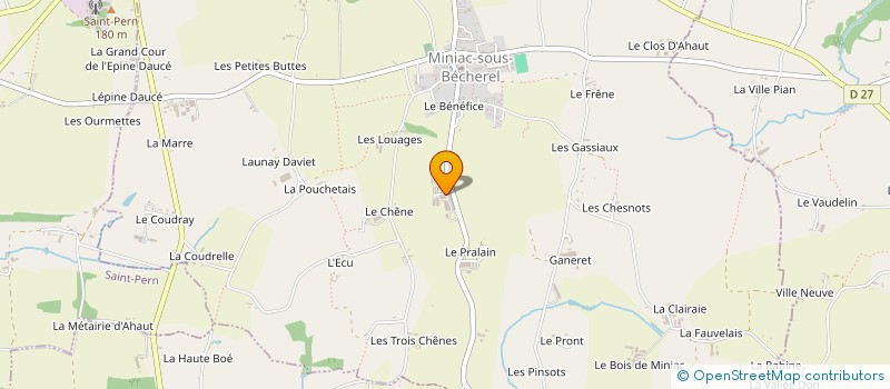 localisation de l'entreprise DE MONTIFAULT à MINIAC-SOUS-BECHEREL