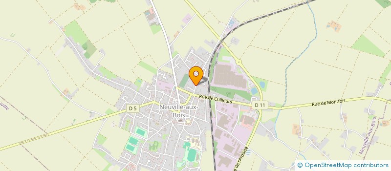 localisation de l'entreprise DE MONTIGNY  NEUVILLE-AUX-BOIS